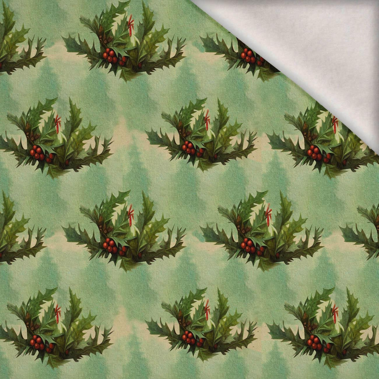 VINTAGE CHRISTMAS WZ. 4 - dzianina drapana z elastanem ITY