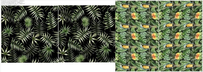 PODUSZKI DEKORACYJNE - JUNGLE (JUNGLE)