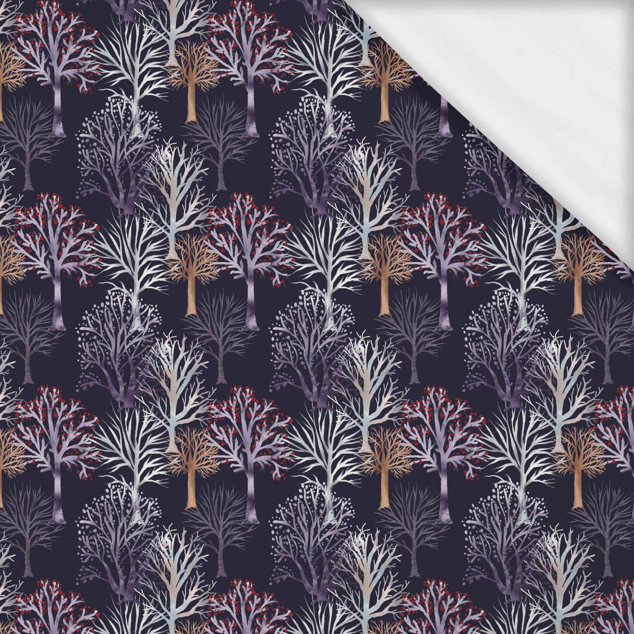 ZIMOWE DRZEWKA (ZIMA W PARKU)- single jersey z elastanem ITY