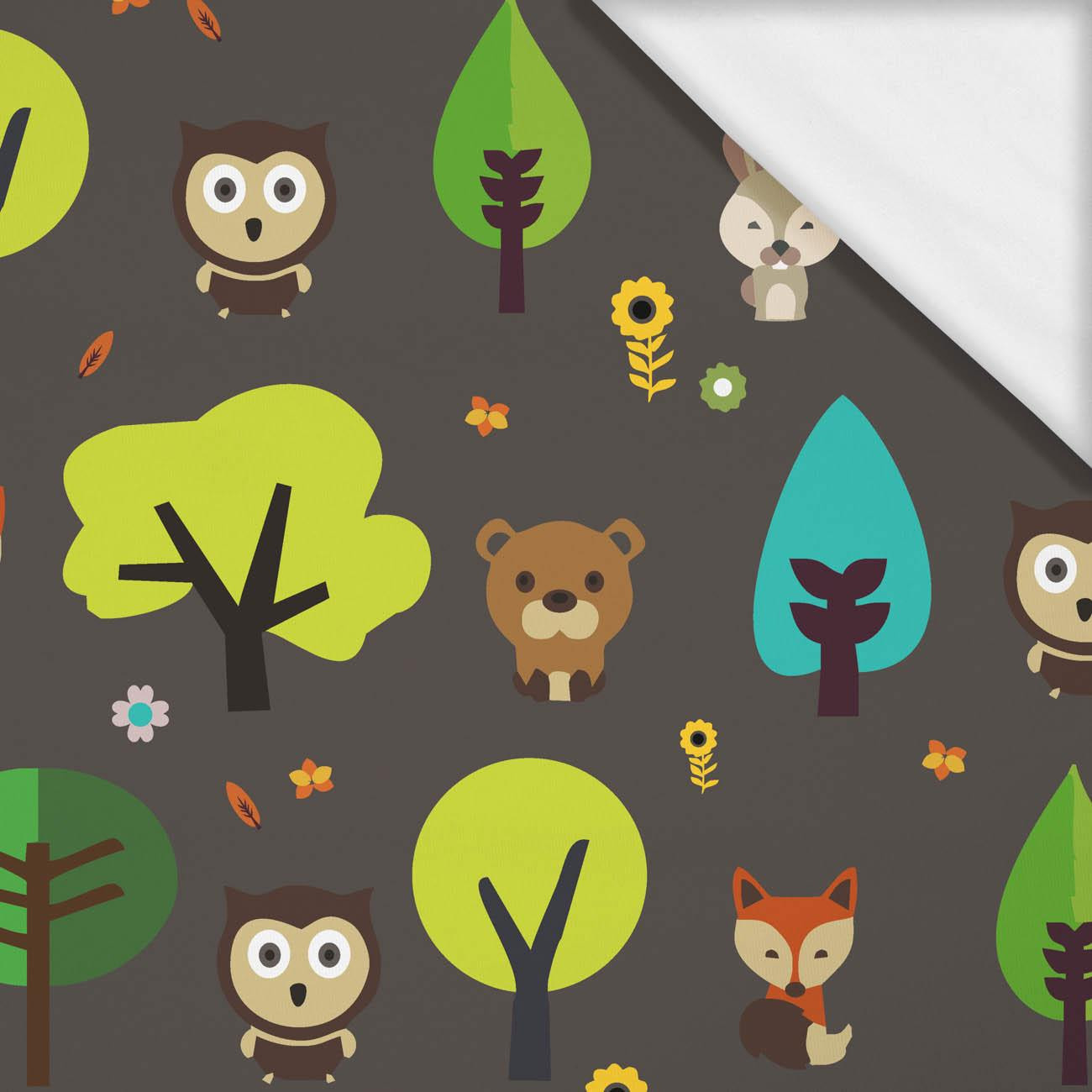 ZWIERZAKI W LESIE- single jersey z elastanem ITY