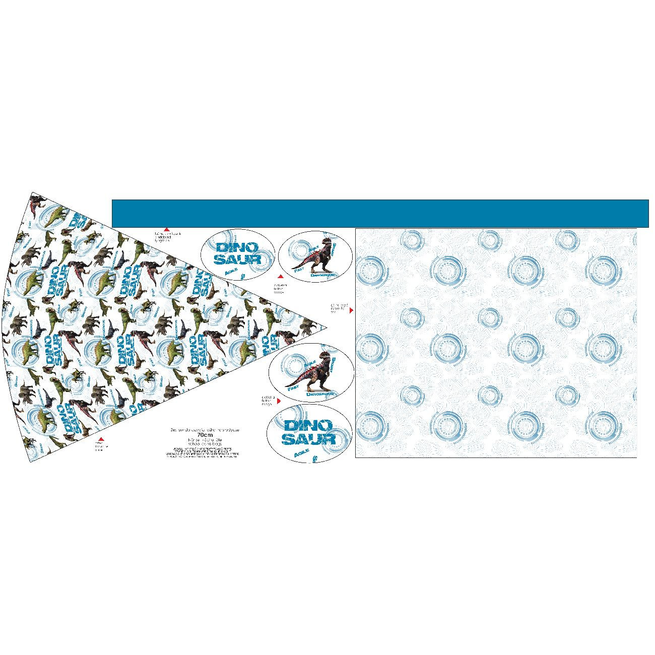 Rożek na słodycze TYTA - DINO CELOWNIK - zestaw do uszycia