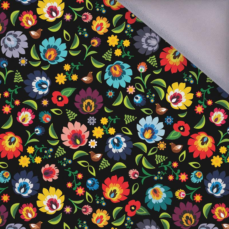 MINI FOLK ŁOWICKI / czarny - softshell