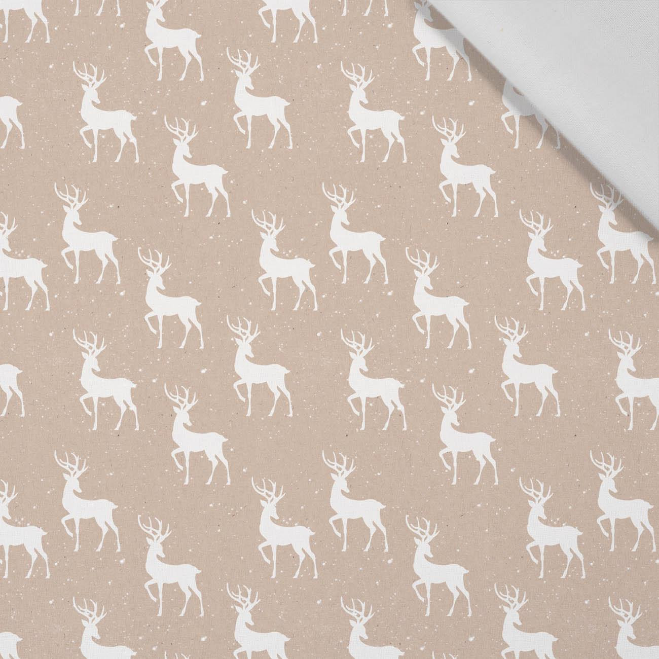 BIAŁE JELONKI (BIAŁE ŚWIĘTA) - tkanina bawełniana