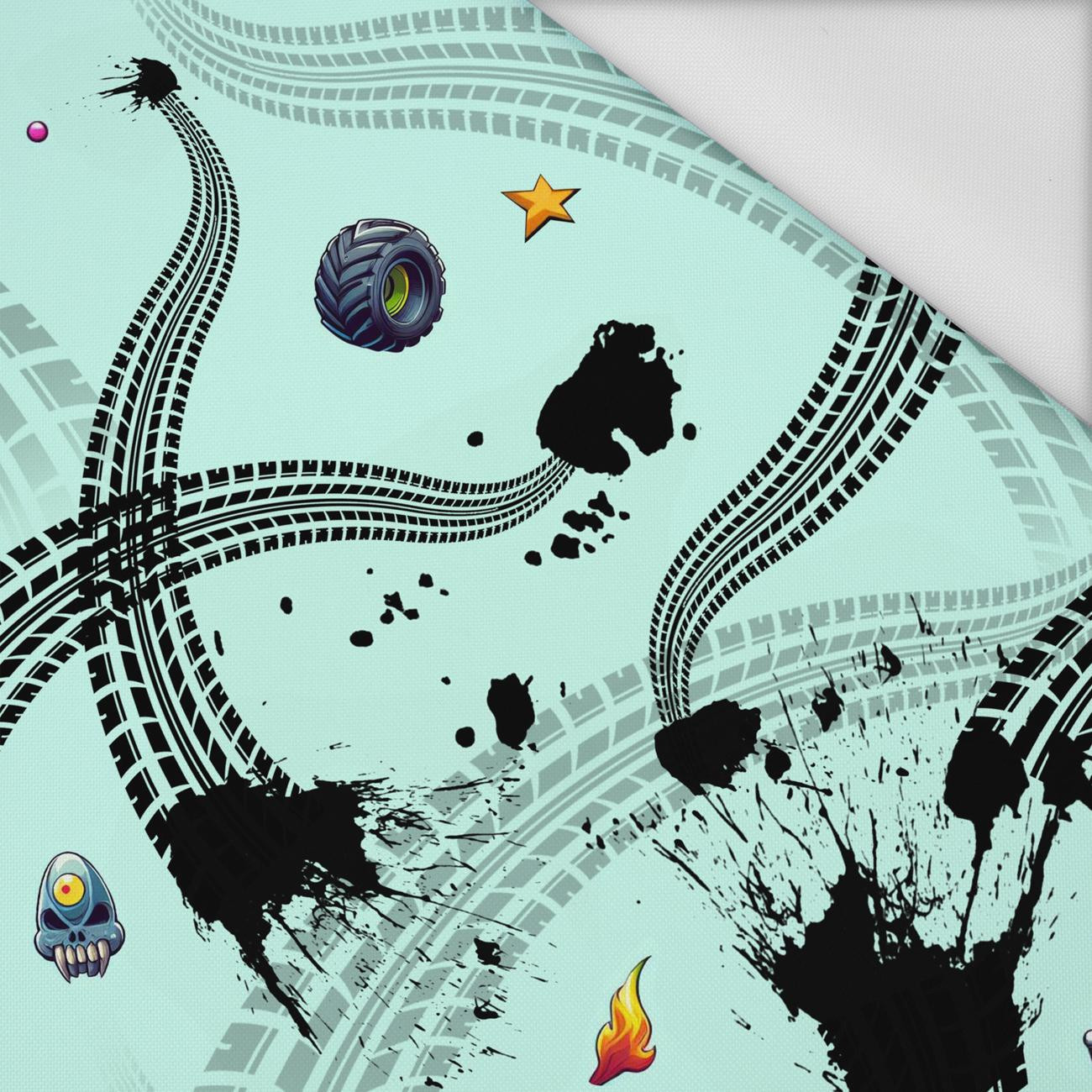 TIRE MARKS WZ. 3 - tkanina wodoodporna