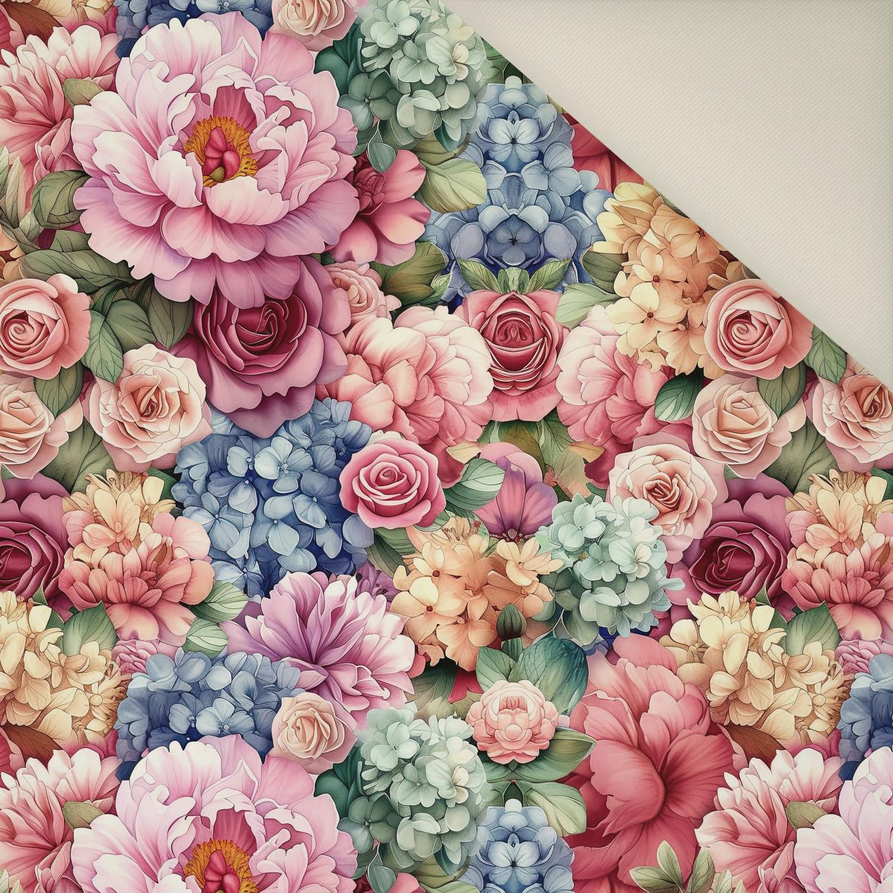 FLOWERS wz. 3- Welur tapicerski