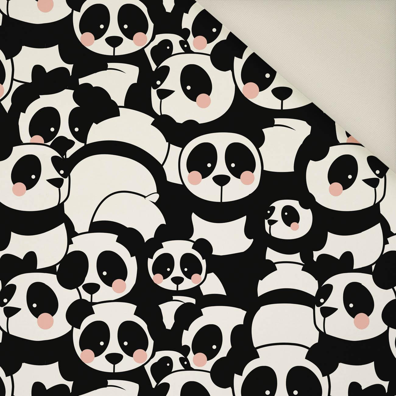 PANDY / róż - Welur tapicerski