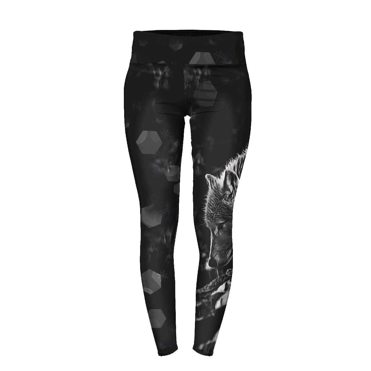 THERMO LEGGINSY DAMSKIE (GRETA) - WILK POLARNY - zestaw do uszycia