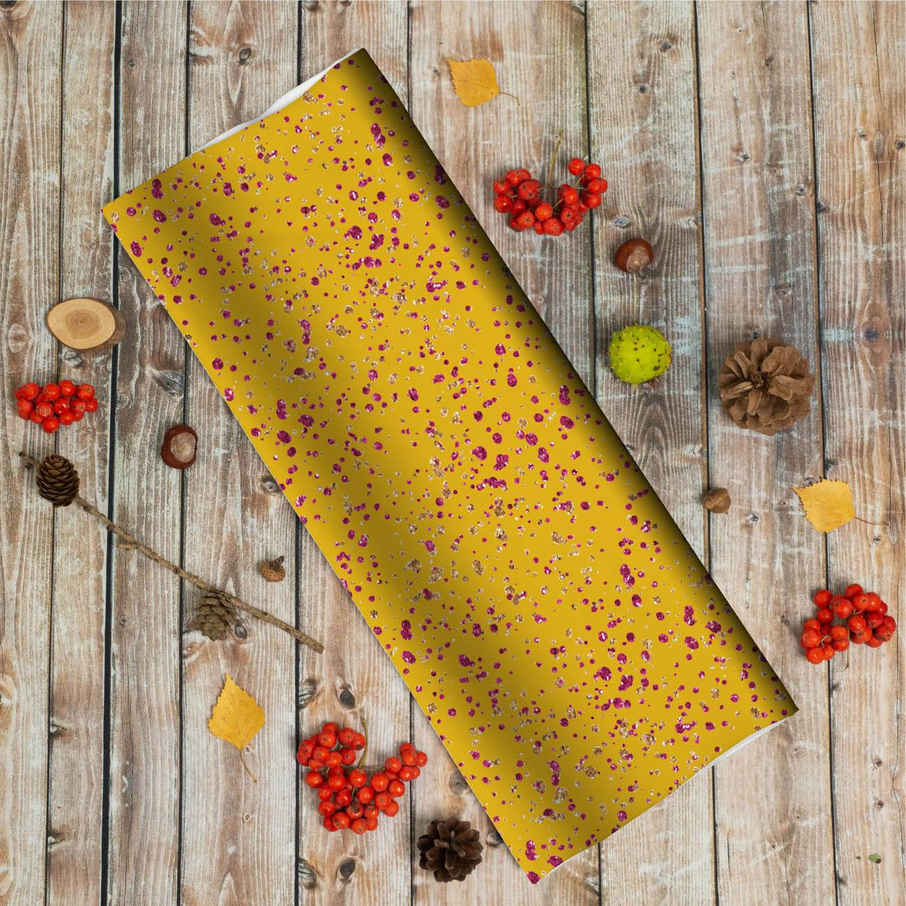 BROKATOWY MIX wz. 2 (BROKATOWA JESIEŃ) - dresówka pętelkowa