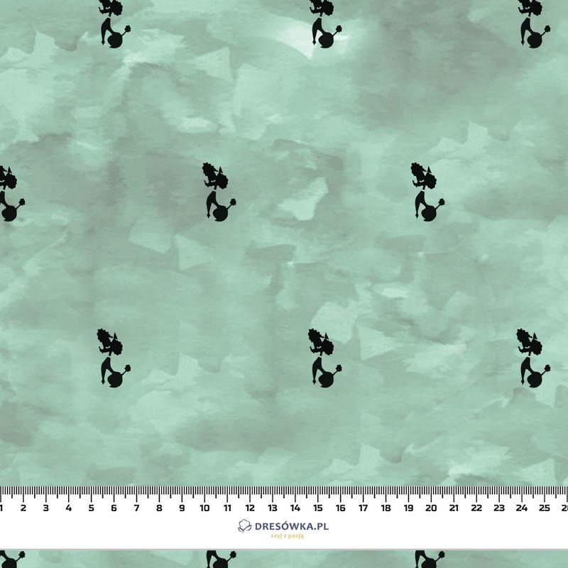 PUDELKI (minimal) / KAMUFLAZ wz. 2 (brudna mięta) - dresówka pętelkowa