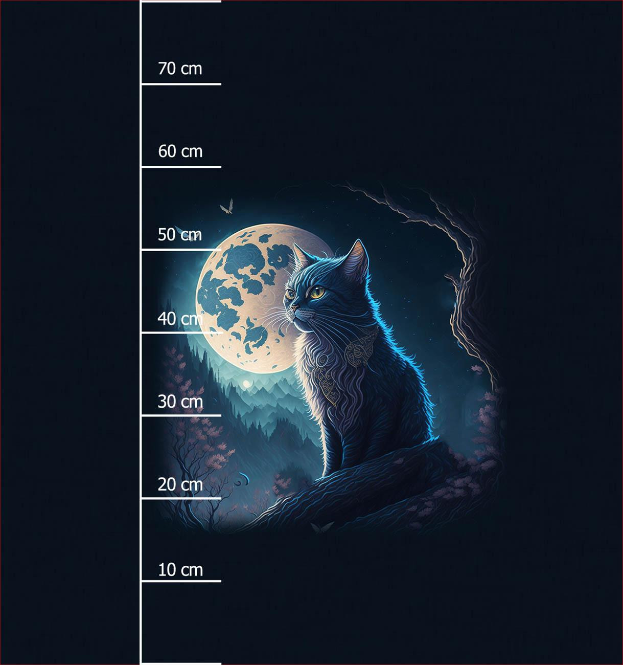 MOON CAT - PANEL (75cm x 80cm) tkanina wodoodporna