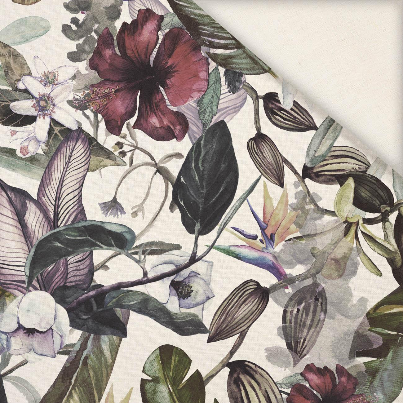 RAJSKIE KWIATY - Len 100%