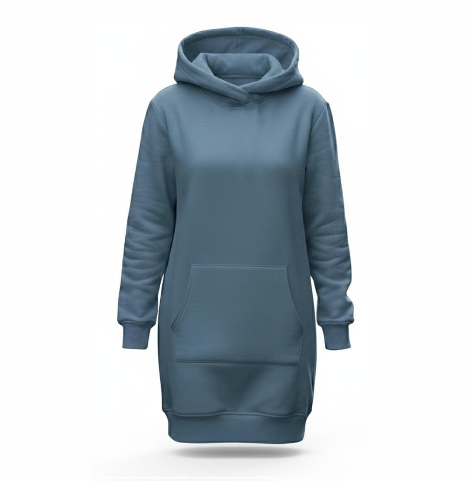 ZESTAW DIY - Bluza kangurka (LUXA) - DUSTY BLUE