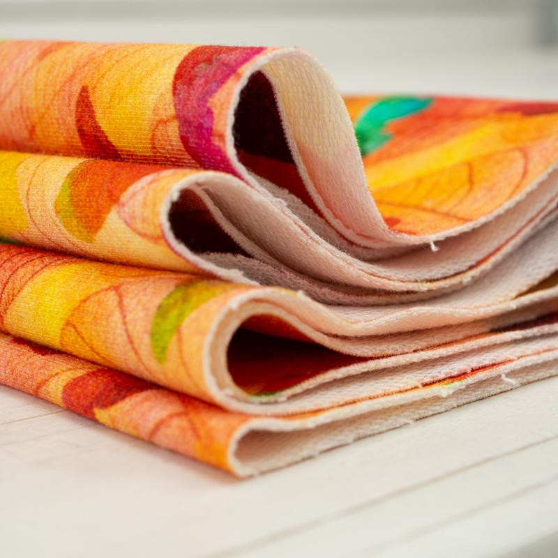 KOLOROWE MOTYLE - dresówka pętelkowa SP250