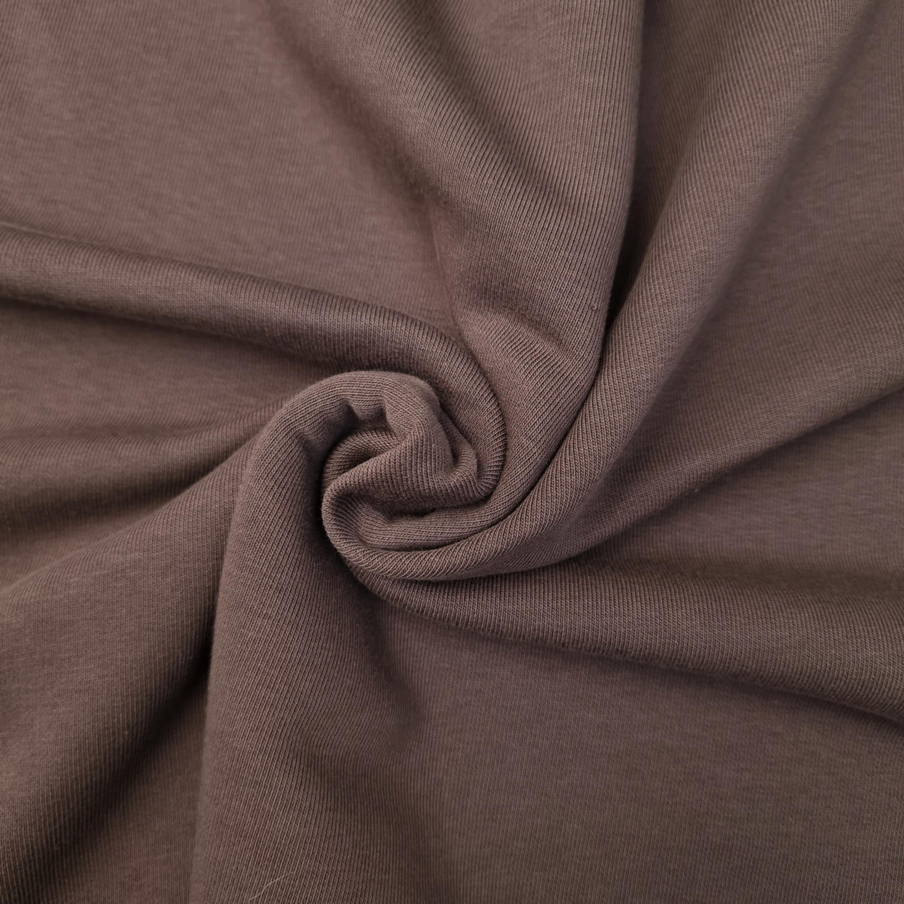 Gruba dzianina pętelkowa (P290) - ESPRESSO (D-246) 