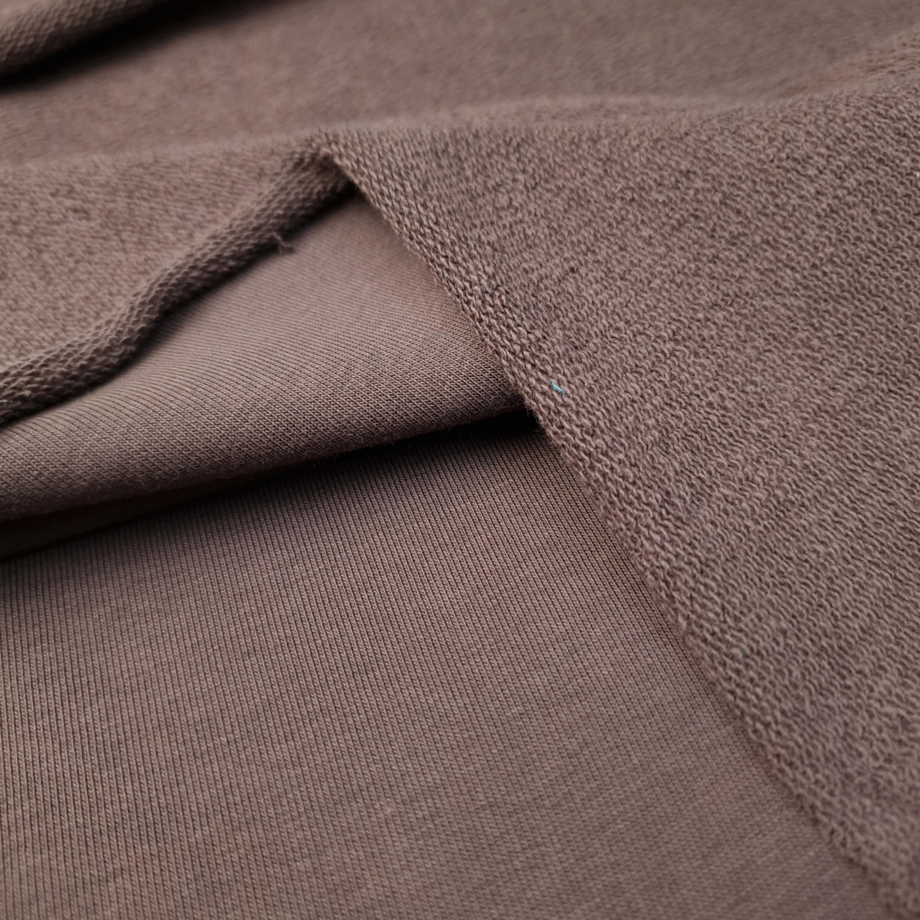 Gruba dzianina pętelkowa (P290) - ESPRESSO (D-246) 