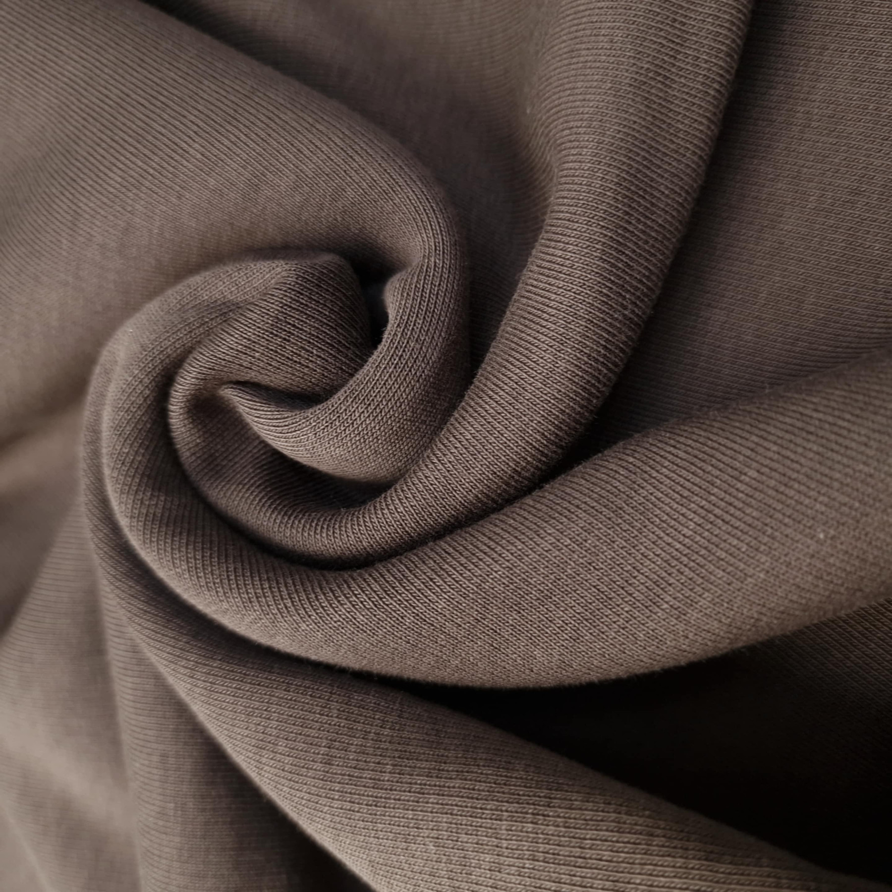 Gruba dresówka drapana D300 - ESPRESSO (D-246)