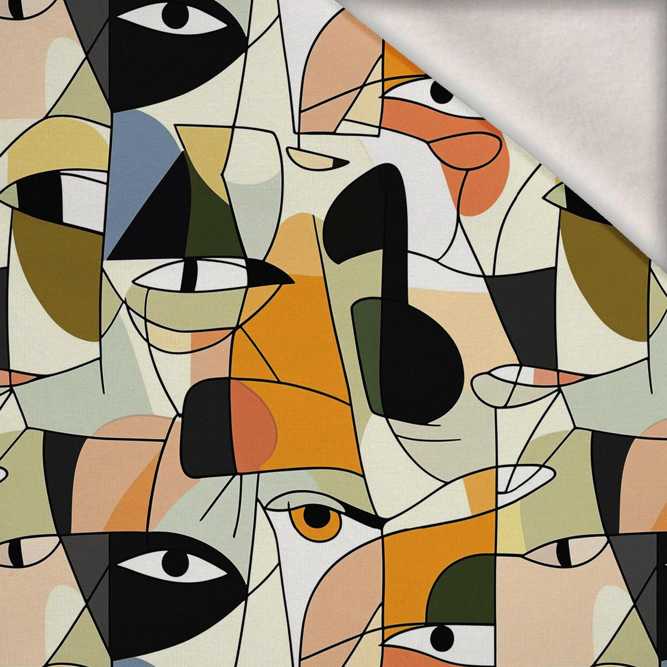 EYES WZ.11 - dzianina drapana z elastanem ITY