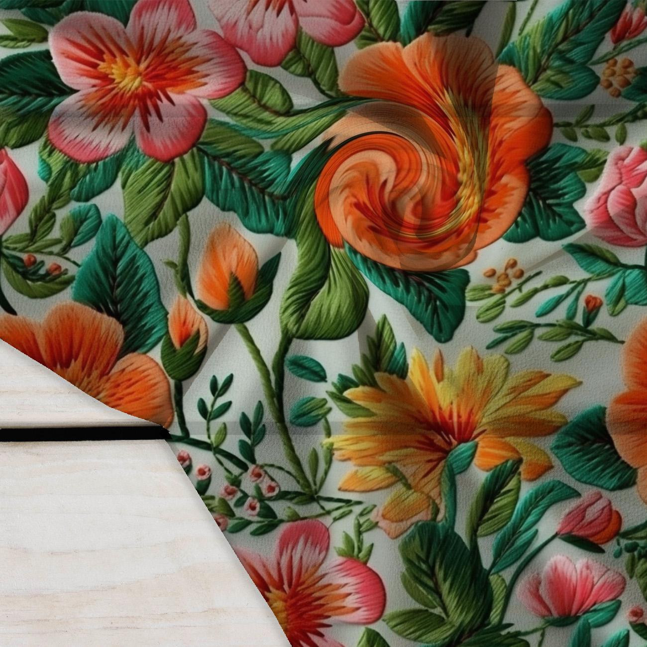 FLOWERS 3D WZ. 3 - Krepa