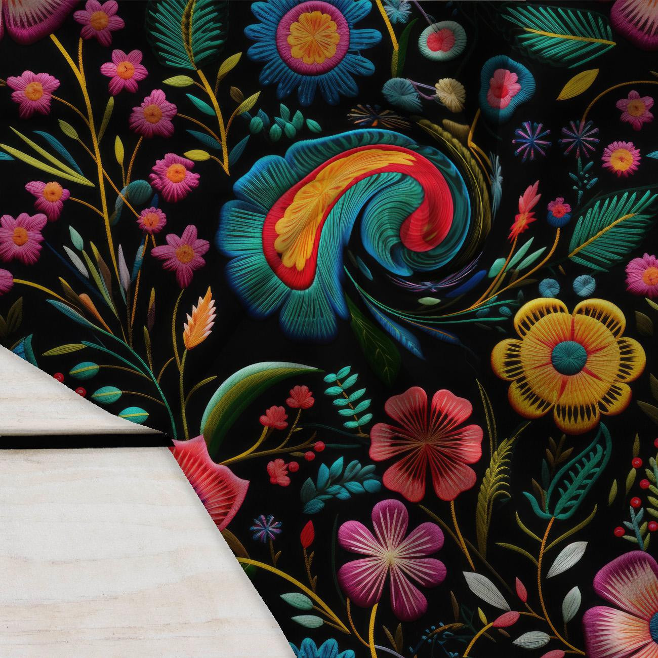 FLOWERS 3D WZ. 9 - Krepa