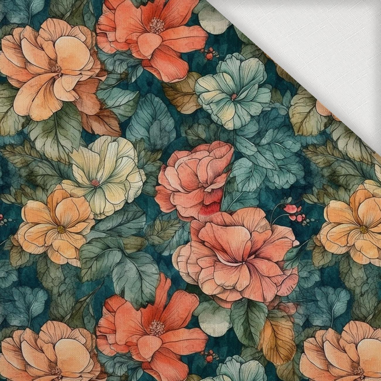 FLOWERS WZ.53 - Tkanina na obrusy