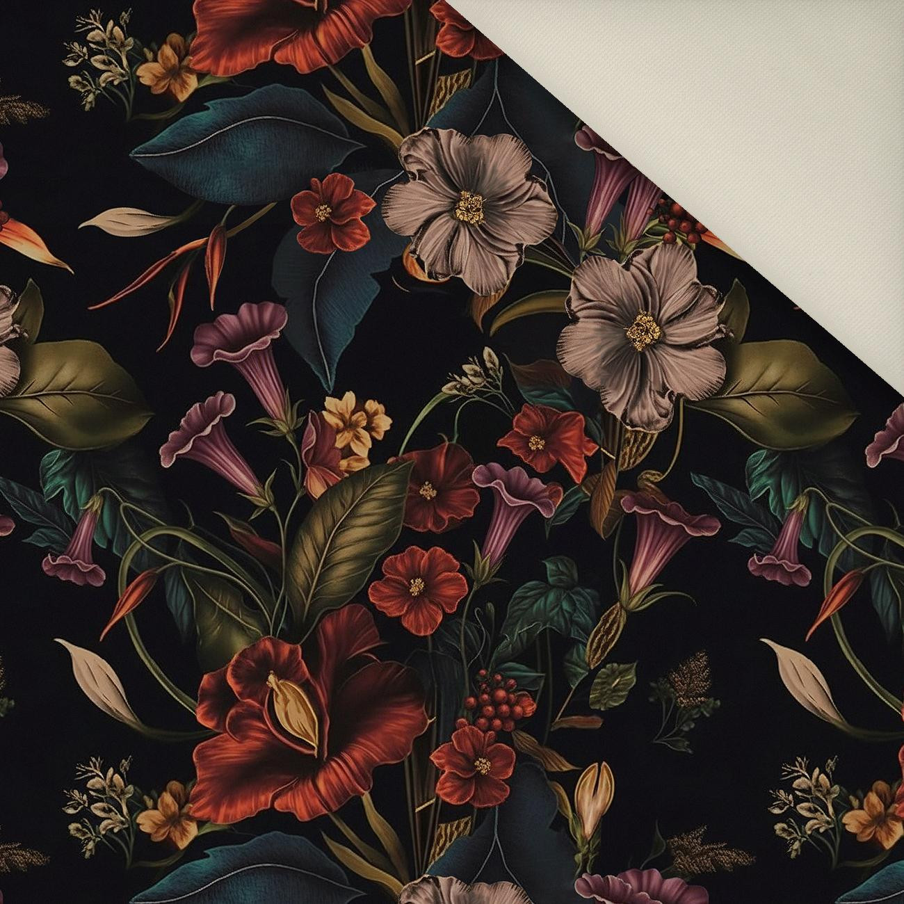 FLOWERS wz.62- Welur tapicerski