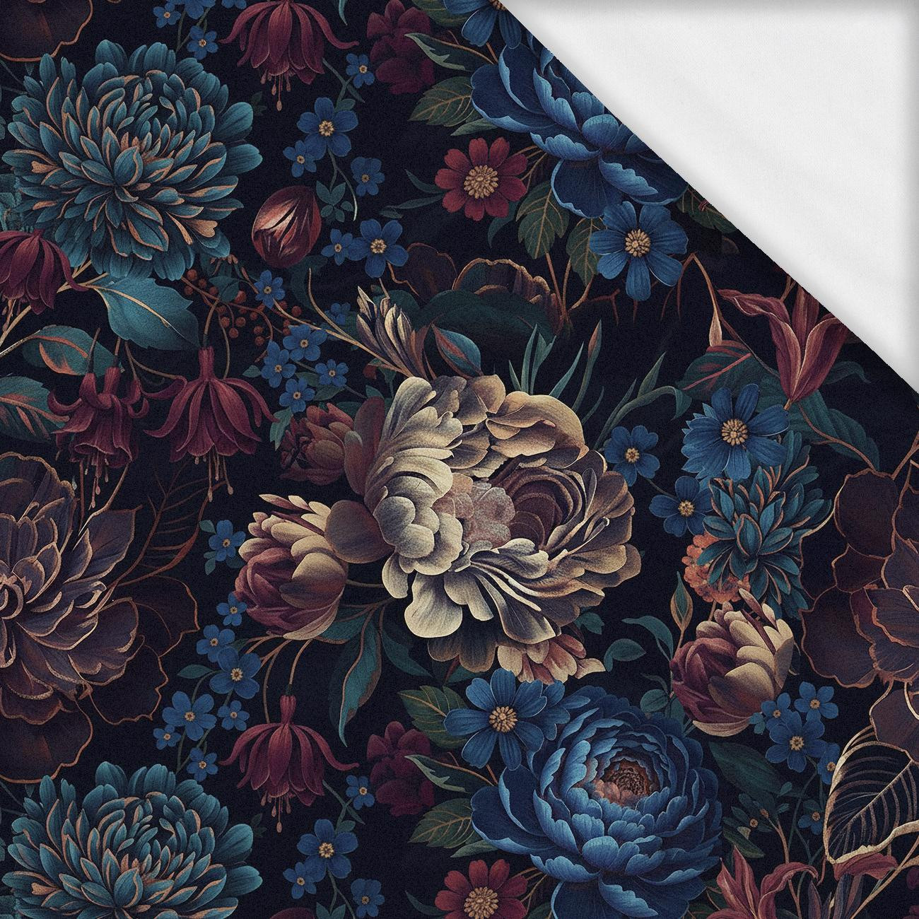 FLOWERS wz.63- single jersey z elastanem ITY