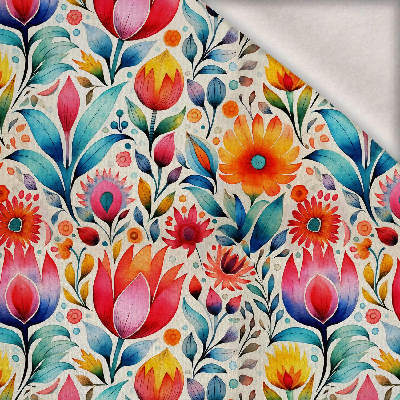 Folk Art wz.12 - dzianina drapana z elastanem ITY