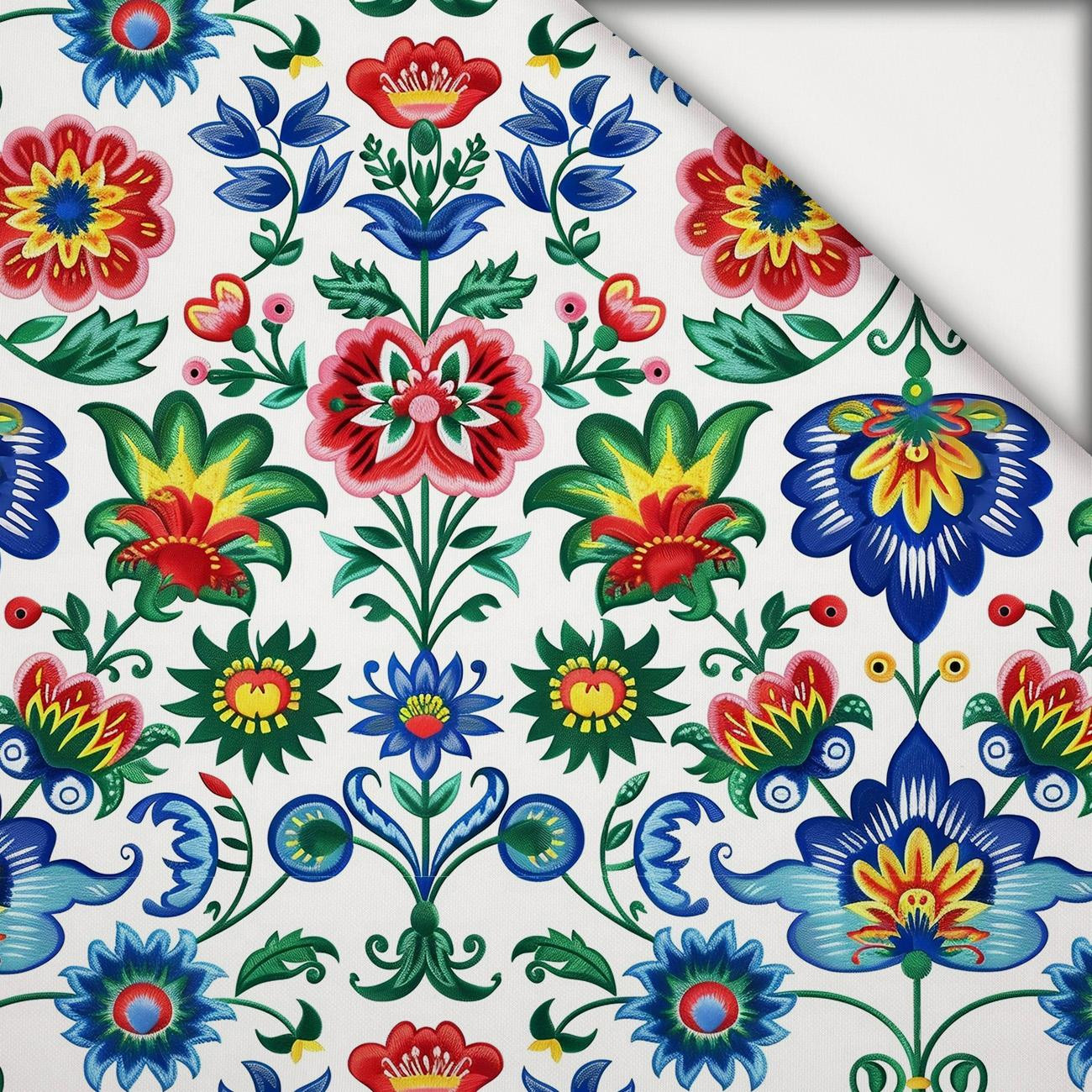 Folk Art wz.4 - lekka dzianina drapana