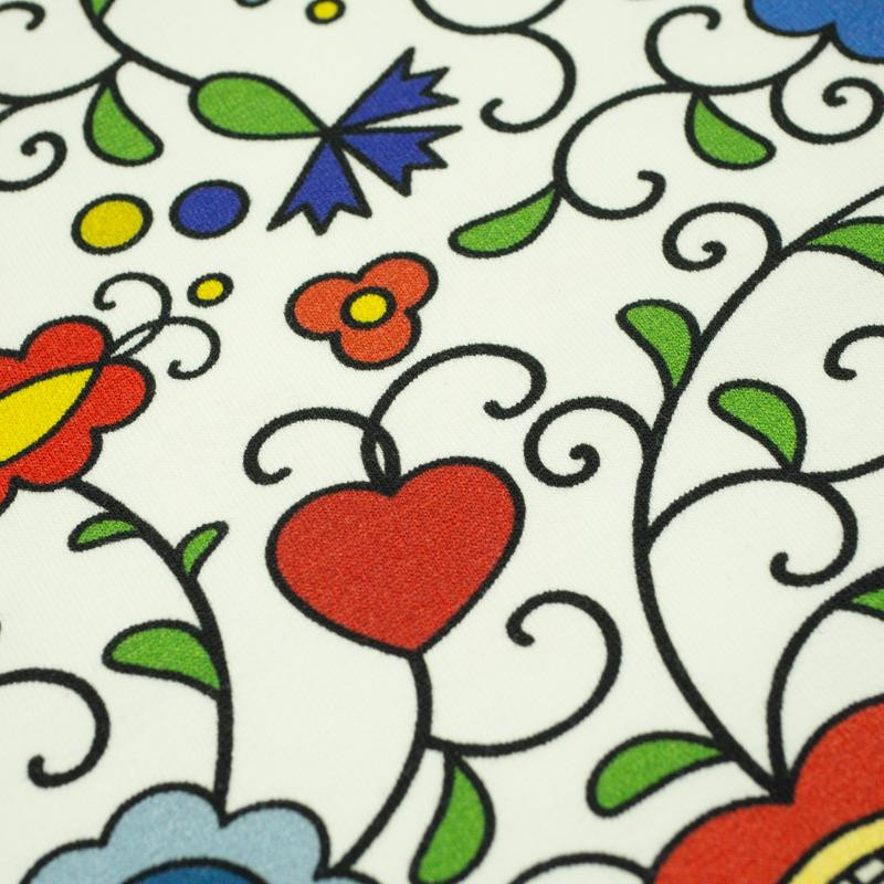 FOLK KASZUBSKI - dzianina pętelkowa