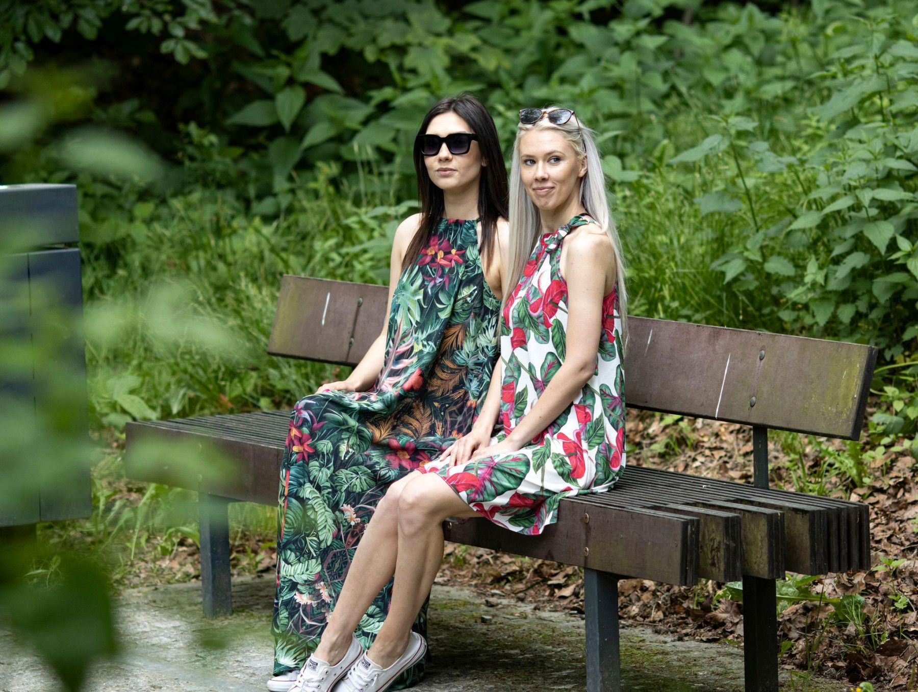 SUKIENKA "DALIA" MAXI - VINTAGE FLOWERS WZ. 15 - zestaw do uszycia 