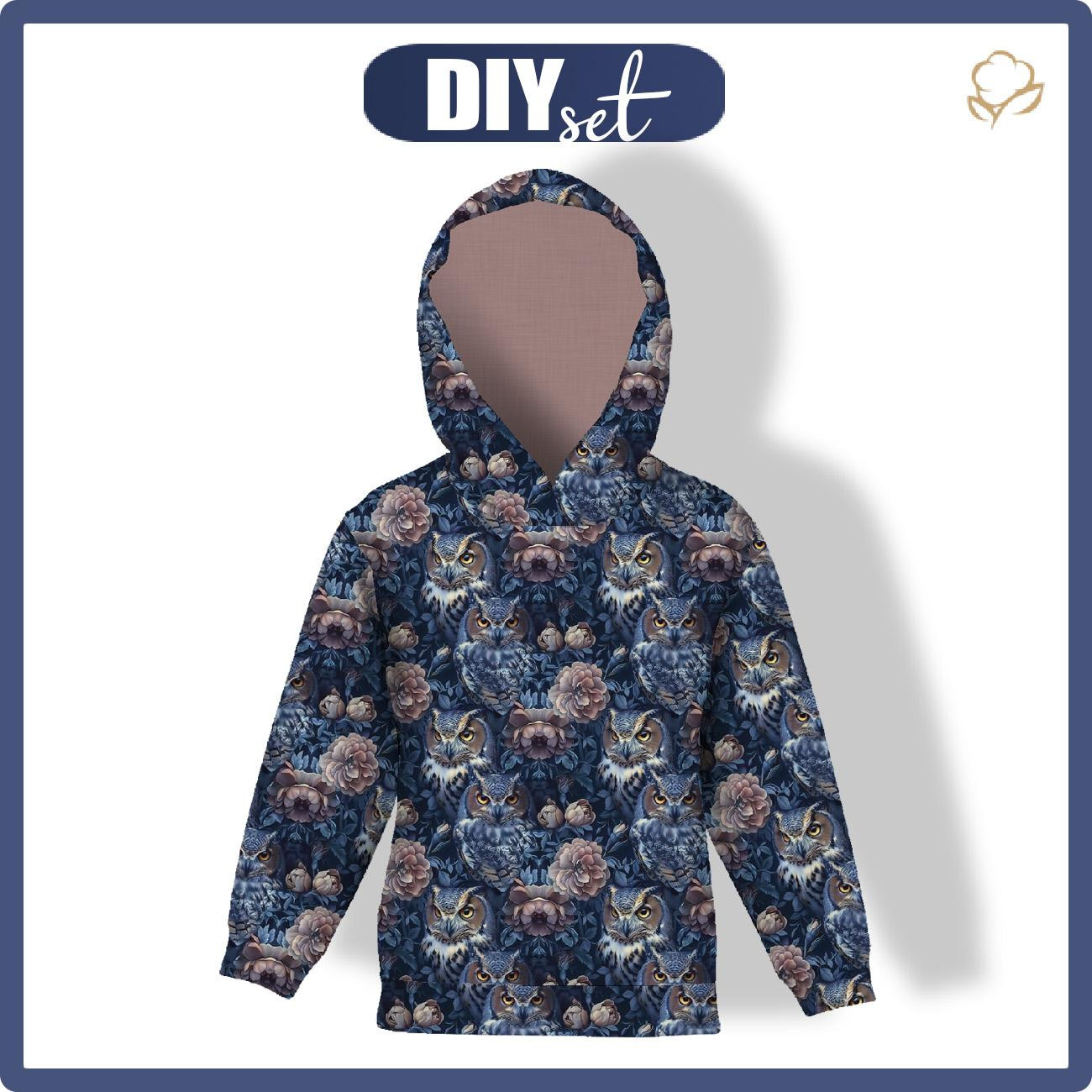 DZIECIĘCA BLUZA Z KAPTUREM (ALEX) - GOTHIC wz.7 - zestaw do uszycia