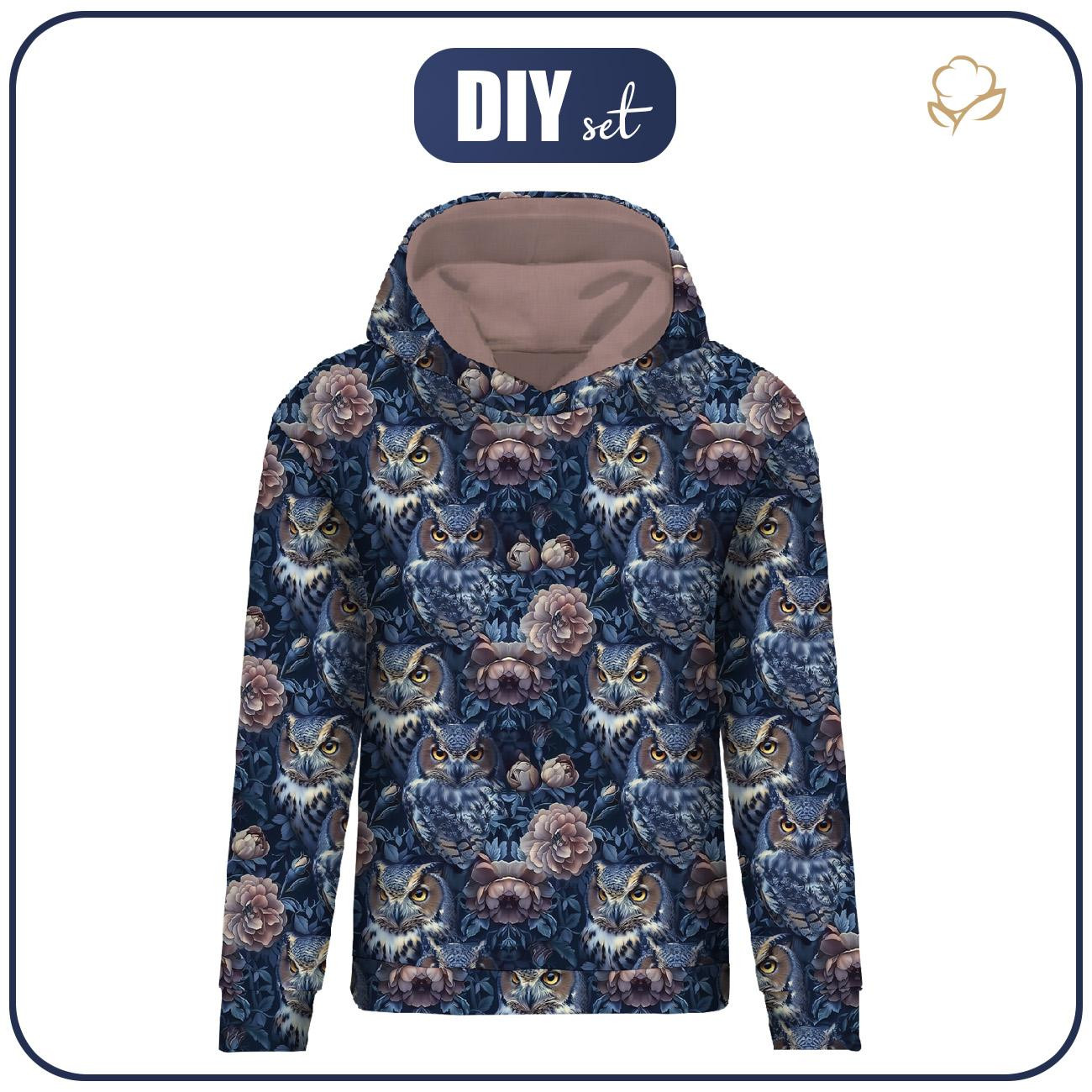 BLUZA DAMSKA (POLA) CLASSIC Z KAPTUREM - GOTHIC wz.7 - zestaw do uszycia