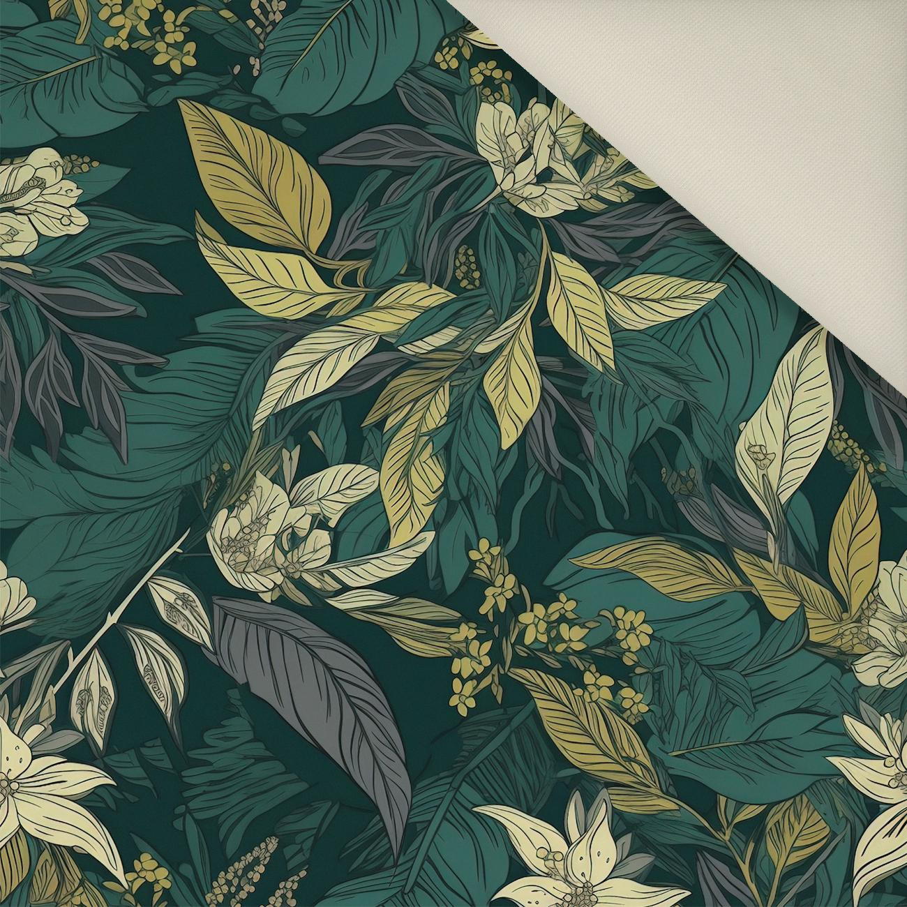 GREEN LEAVES WZ. 3- Welur tapicerski