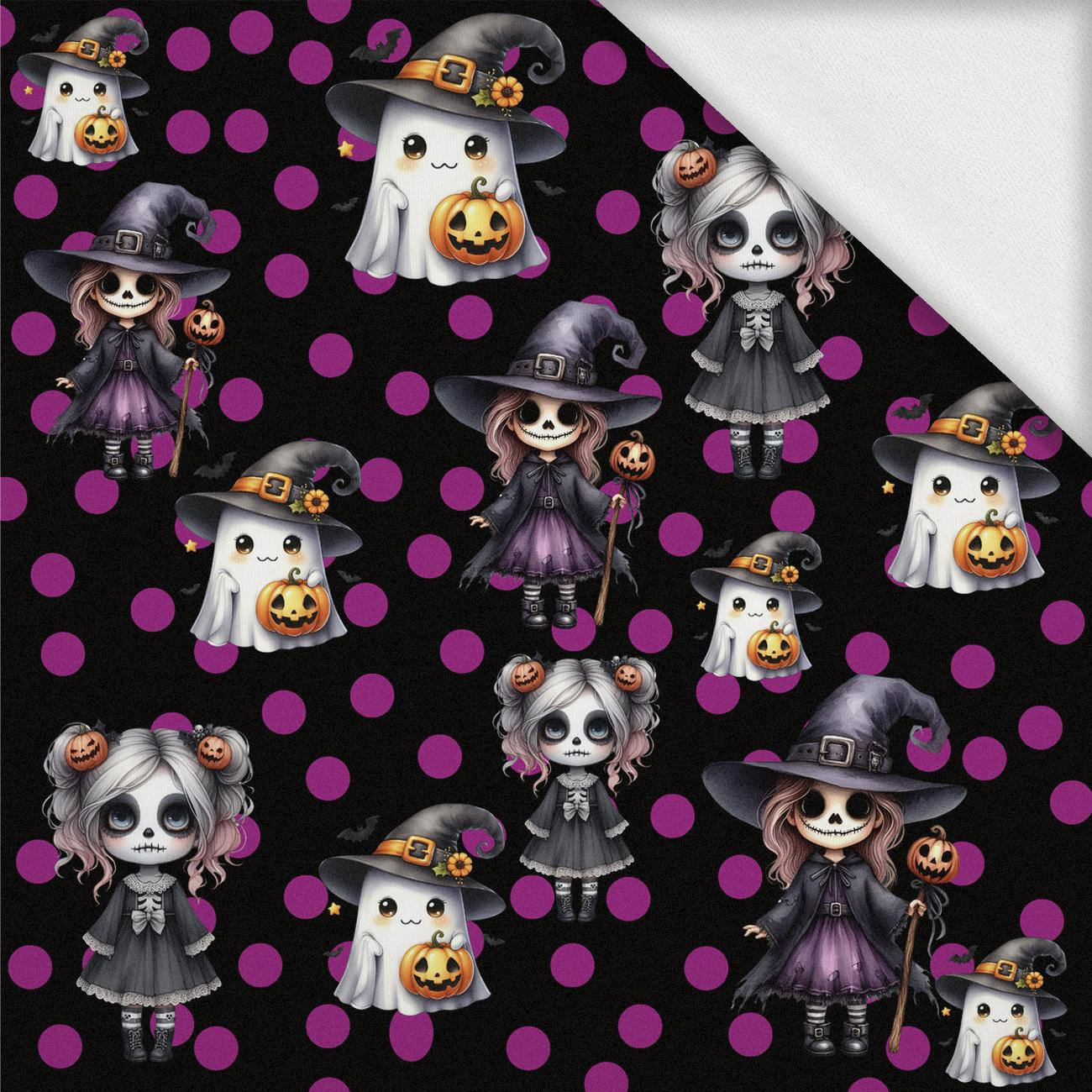 HALLOWEEN wz.17 - dzianina pętelkowa z elastanem ITY