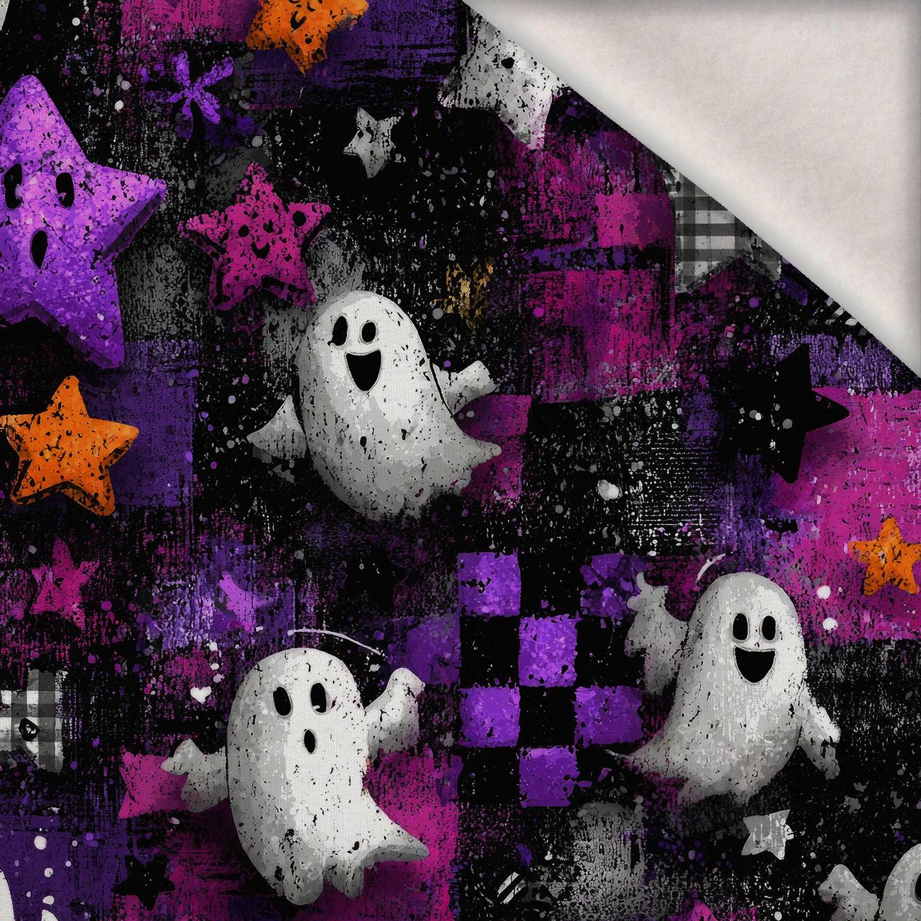 HALLOWEEN WZ. 30 - dzianina drapana z elastanem ITY