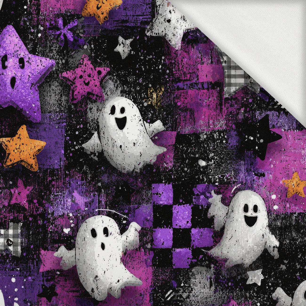 HALLOWEEN WZ. 30 - lekka dzianina drapana