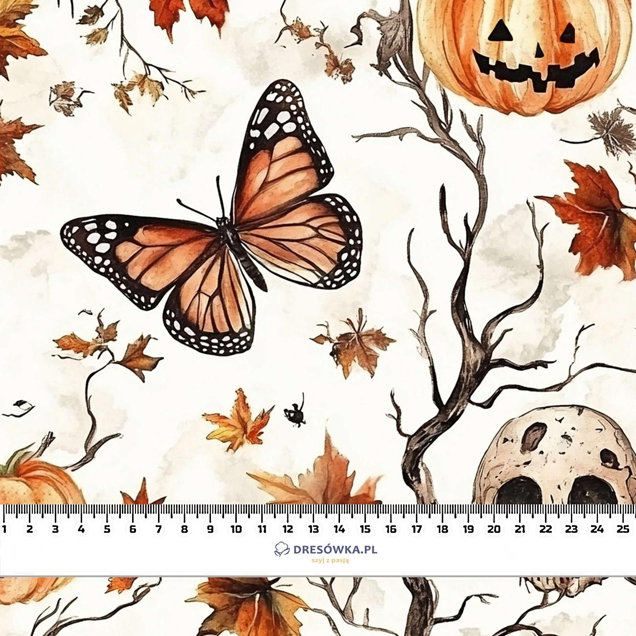 HALLOWEEN WZ. 35 - tkanina szybkoschnąca