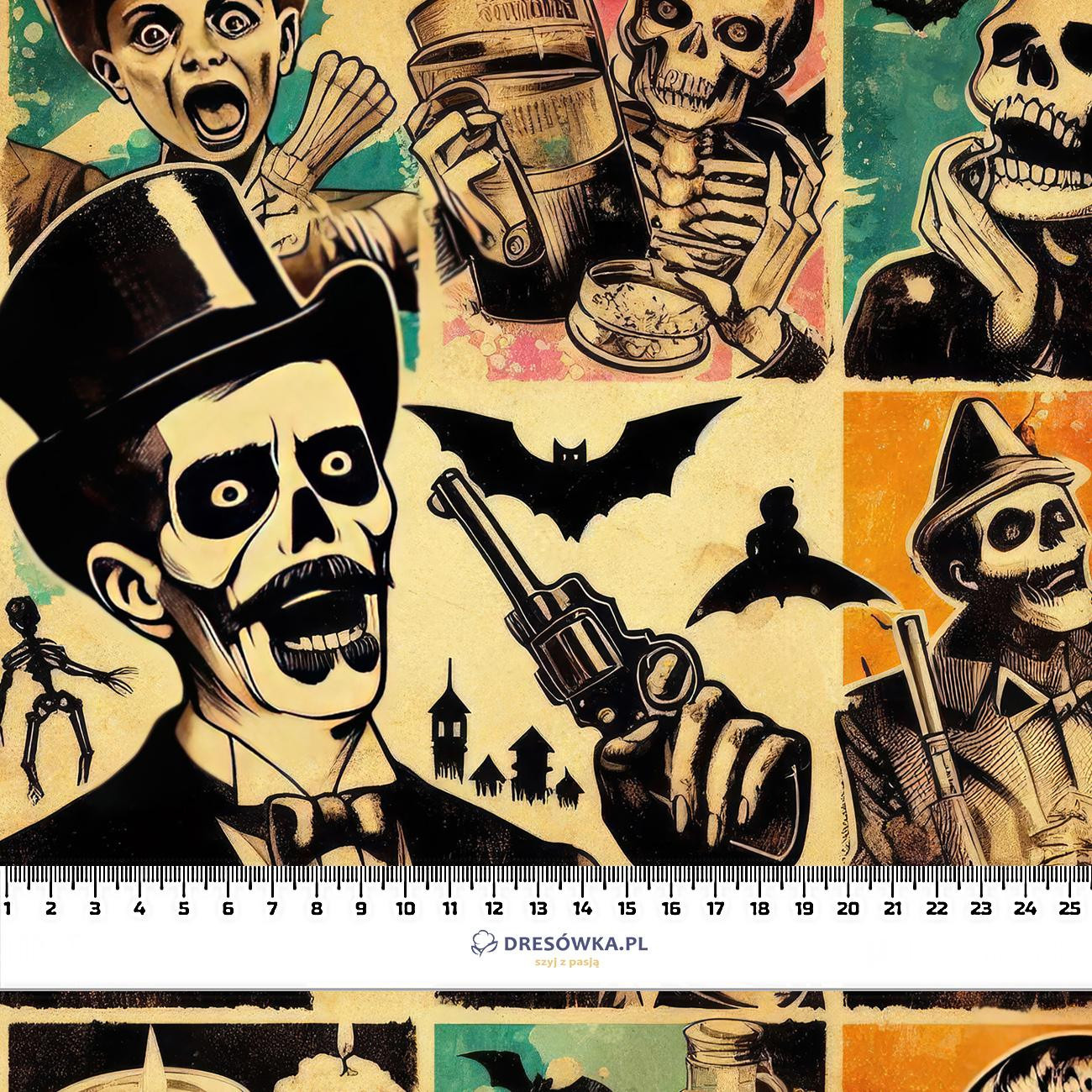 HALLOWEEN WZ. 45 - tkanina wodoodporna