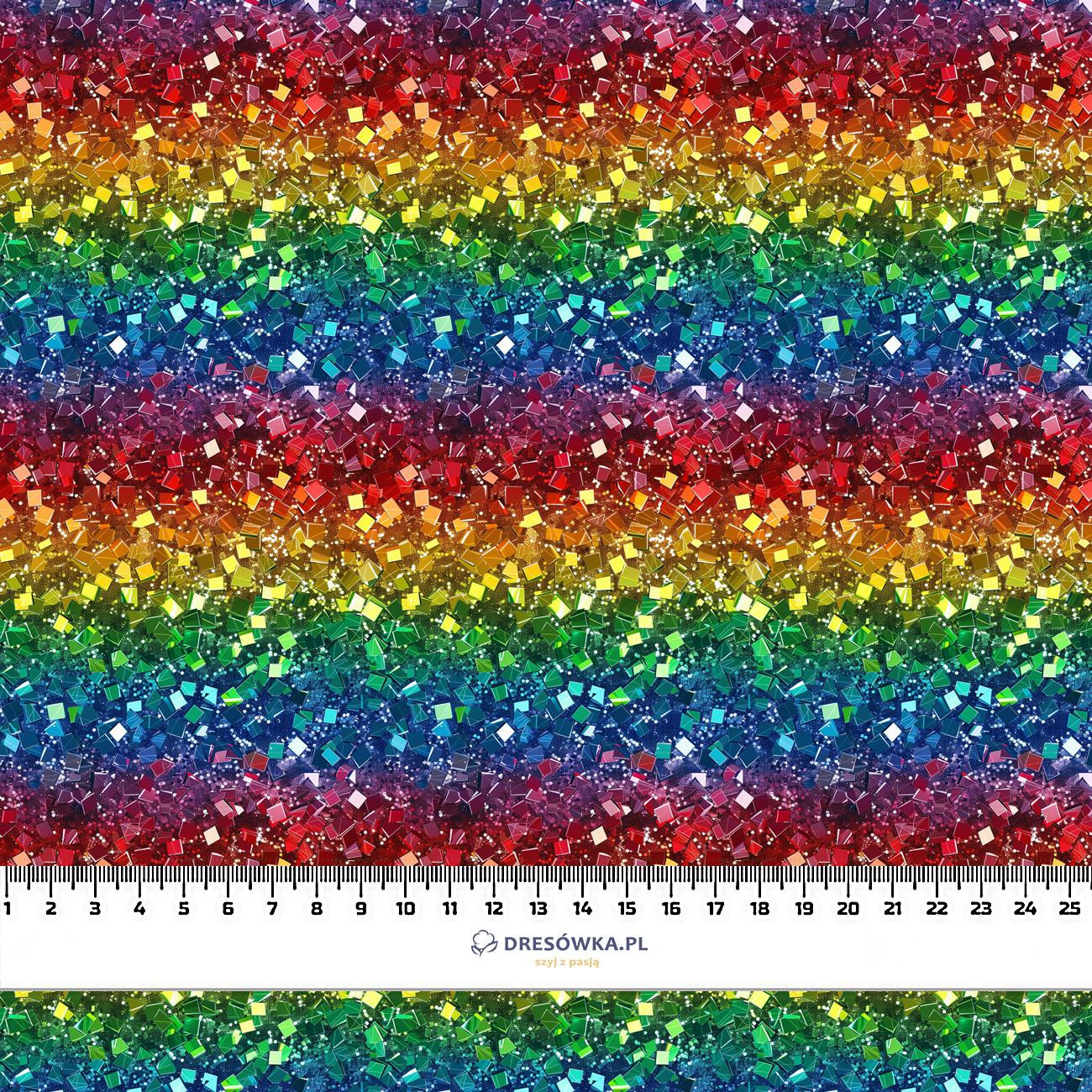 HOLOGRAPHIC RAINBOW wz. 2 - tkanina wodoodporna