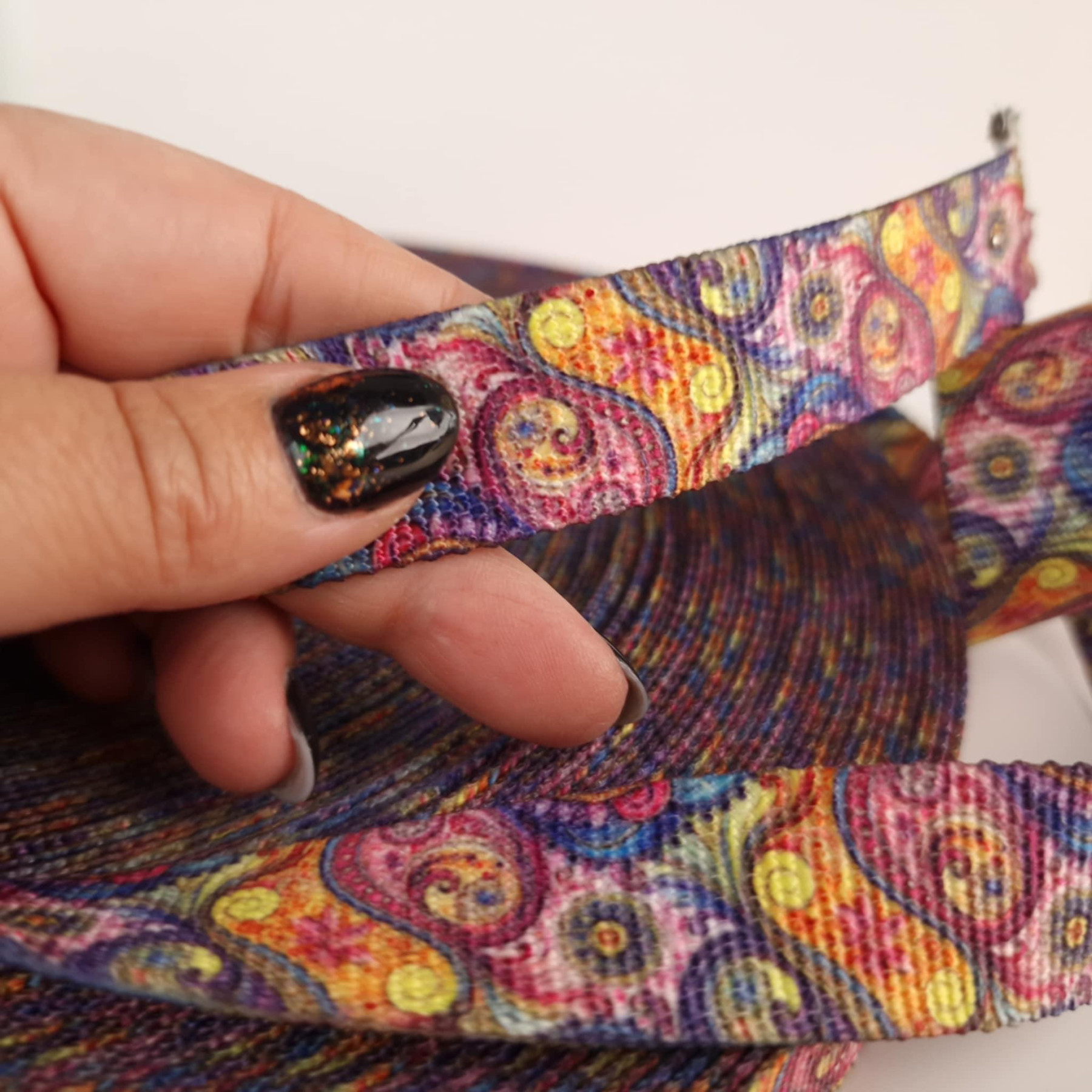 Taśma nośna parciana 25mm - PAISLEY wz.21