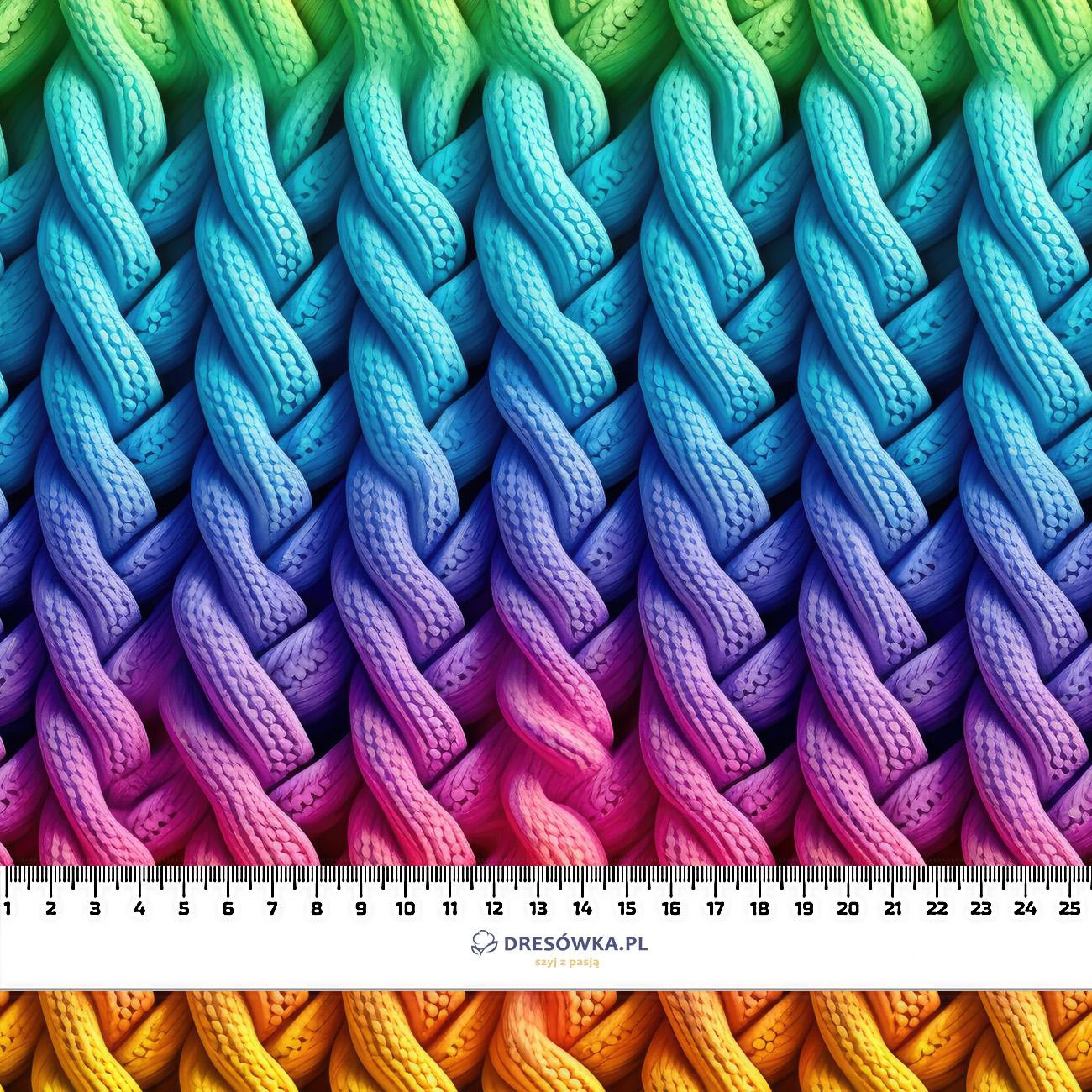 IMITATION COLORFUL SWEATER WZ. 2- single jersey z elastanem ITY