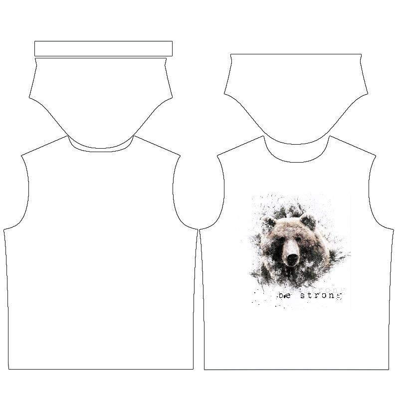 T-SHIRT MĘSKI - BE STRONG (BE YOURSELF) - single jersey
