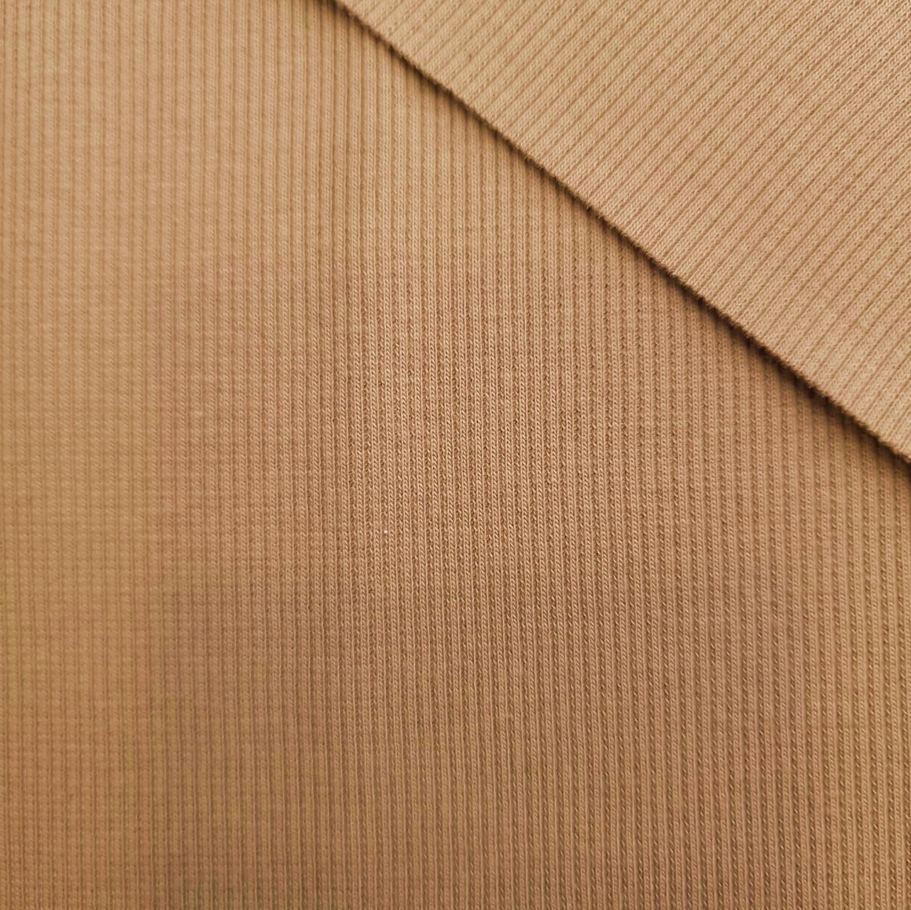 Dzianina prążkowana (ściągaczowa) - KARMEL (D-10) 