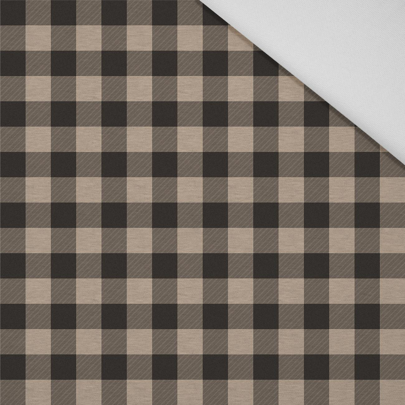 KRATA VICHY - MELANŻ BEŻOWY - Panama 220g