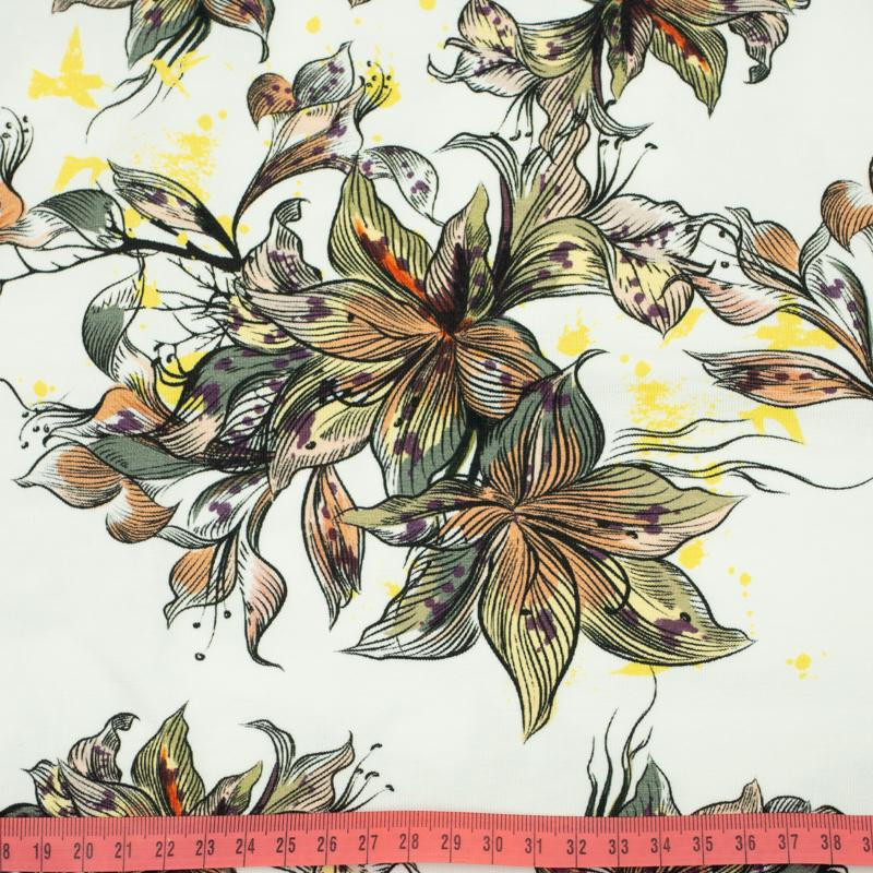 KWIAT WANILII - Jersey wiskozowy WE210