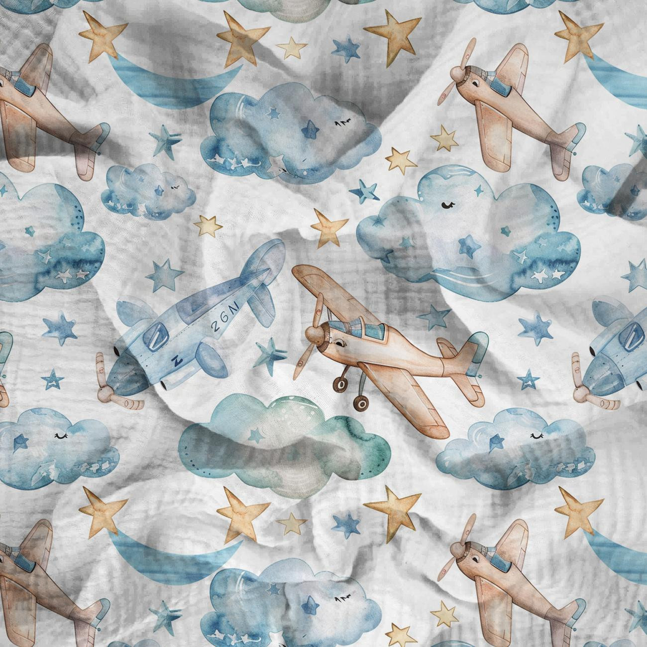 Little Nature WZ.13 - Muślin bawełniany