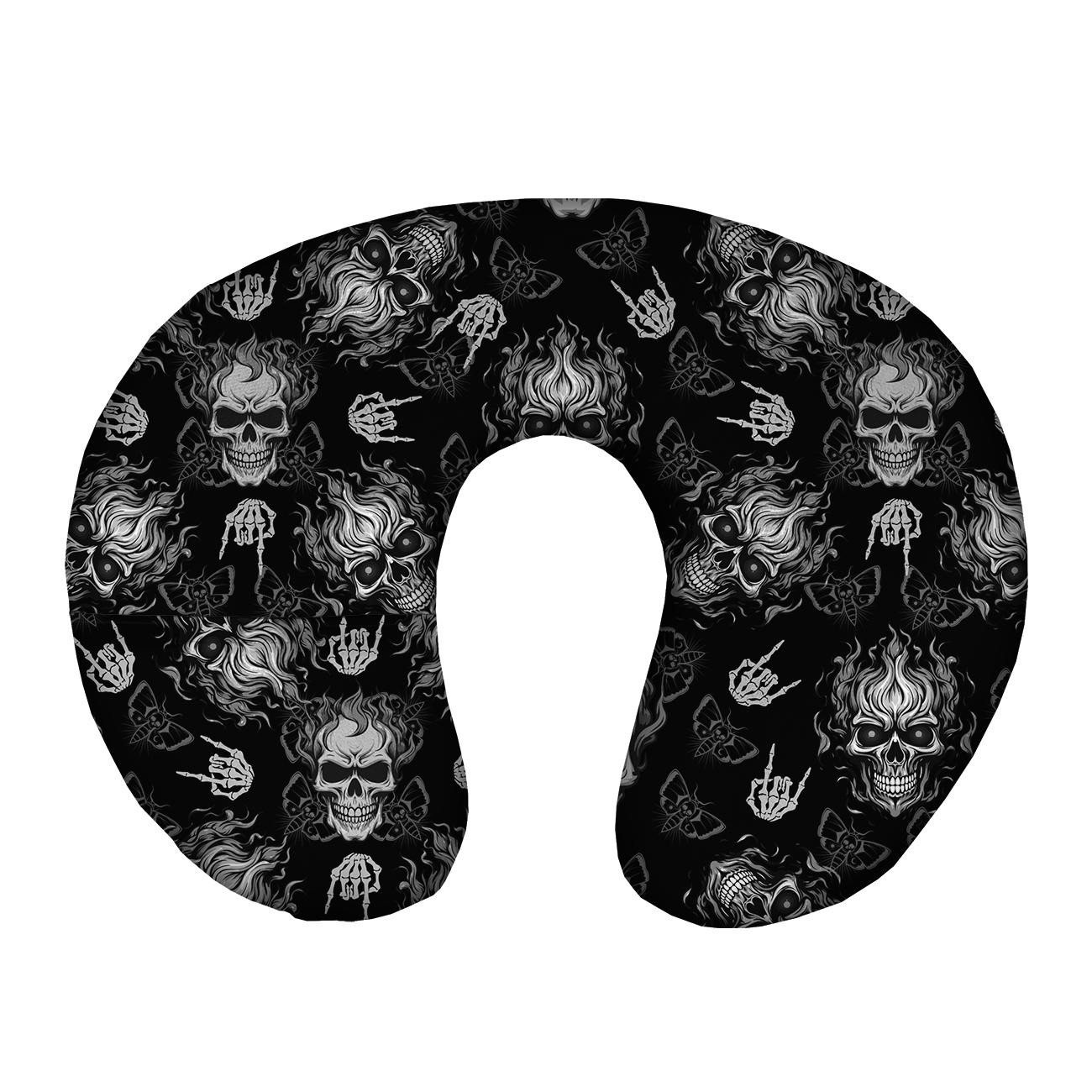 PODUSZKA NA SZYJĘ - METAL WZ. 1 - zestaw do uszycia