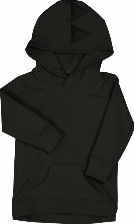 BLUZA DZIECIĘCA DINO (PARIS) - B-99 - CZARNA - dzianina pętelkowa