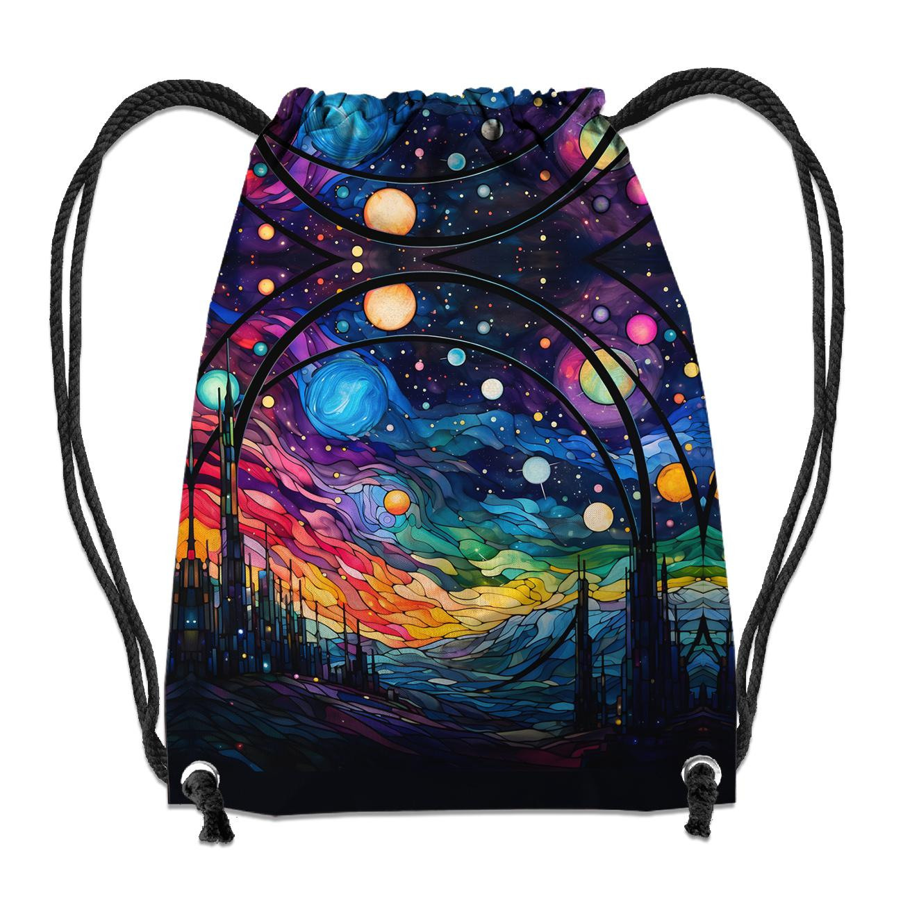 NEON GALAXY WZ.11 - panel (60cm x 50cm)- single jersey z elastanem ITY