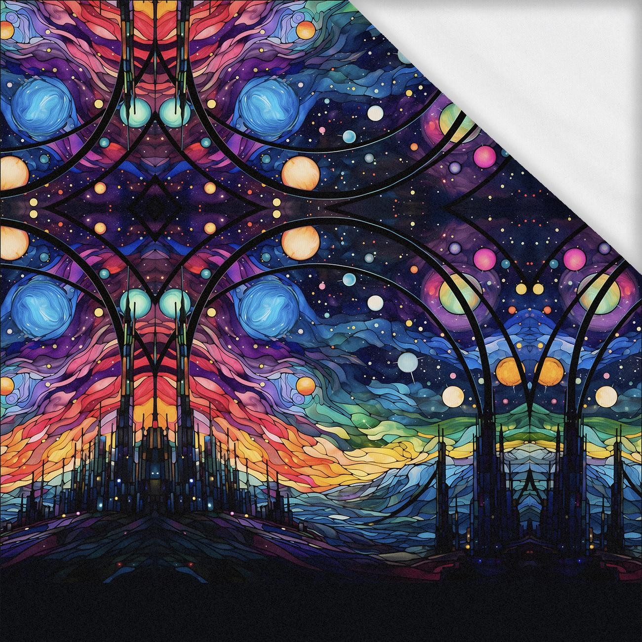 NEON GALAXY WZ.11 - panel (60cm x 50cm)- single jersey z elastanem ITY